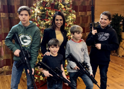 Rep. Lauren Boebert and her children.