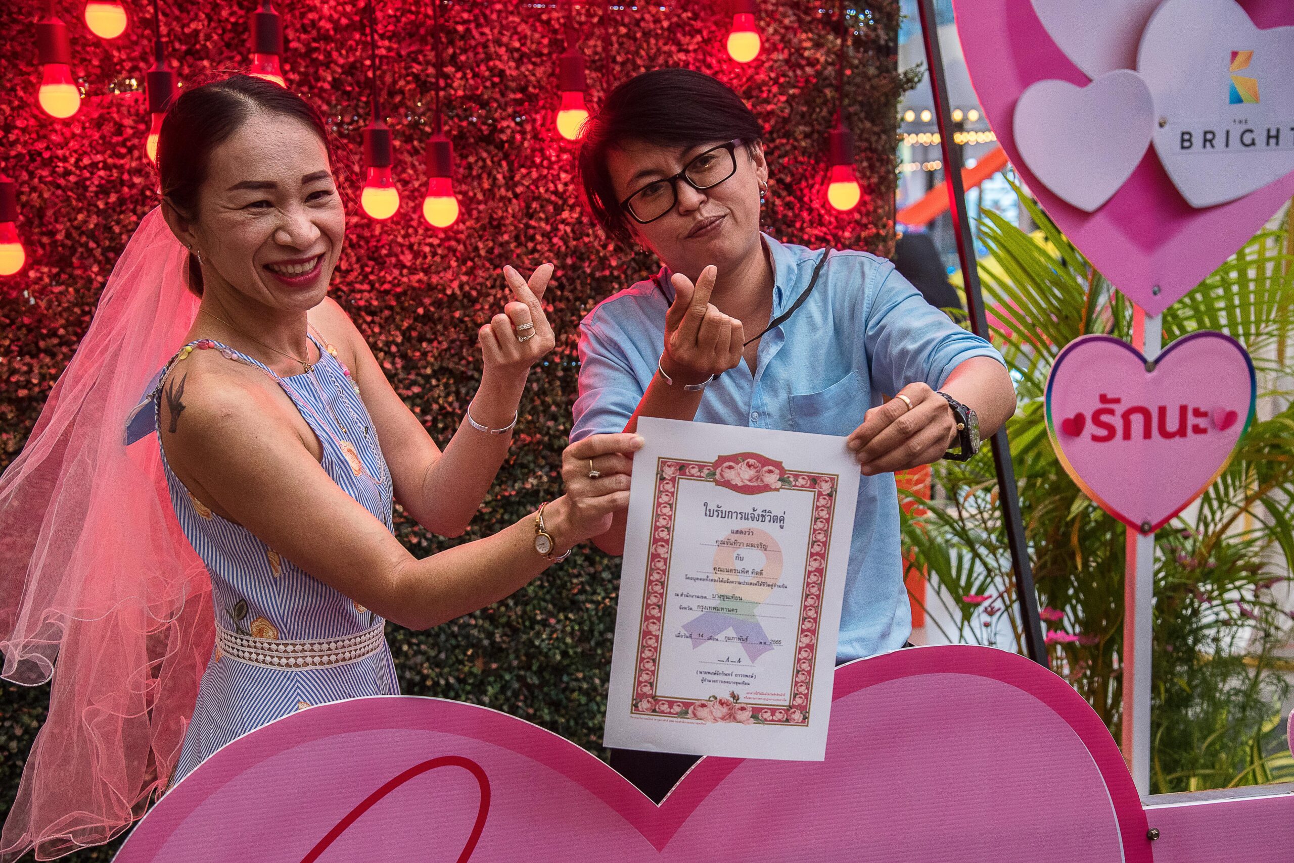 LGBTQ image of the week: Thai couple stands up to nation’s marriage laws