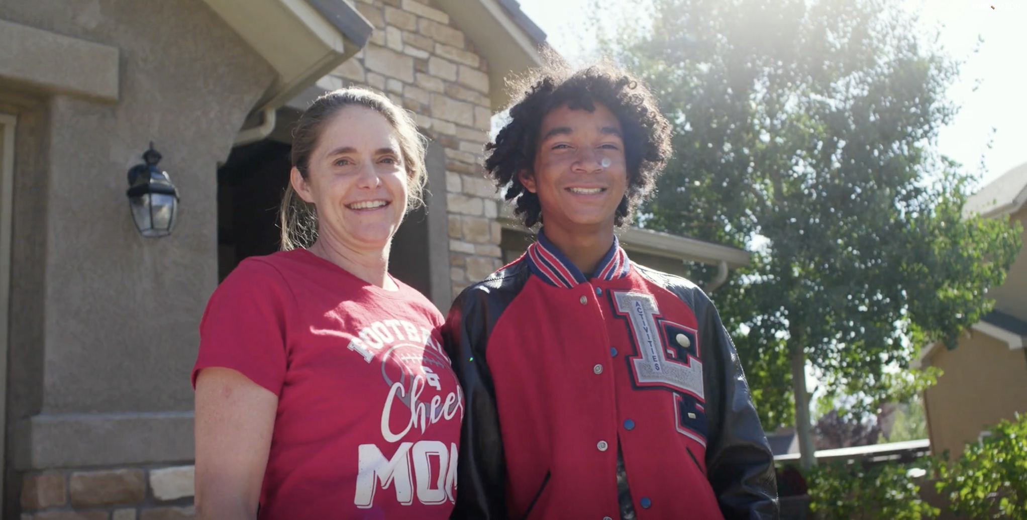 Marc and his mother Sara in the LGBTQ Nation documentary about their family. 