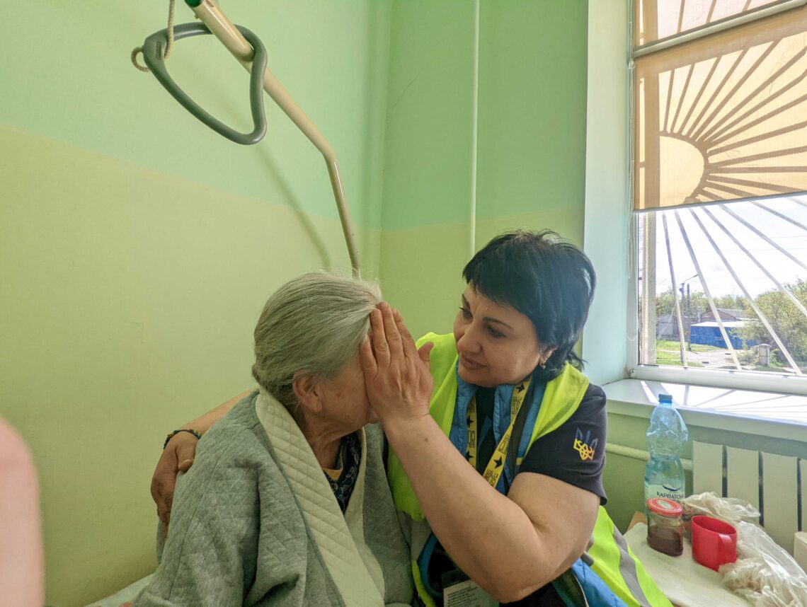 Patients are cared for at a Ukrainian hospital treating those wounded in Russia's invasion