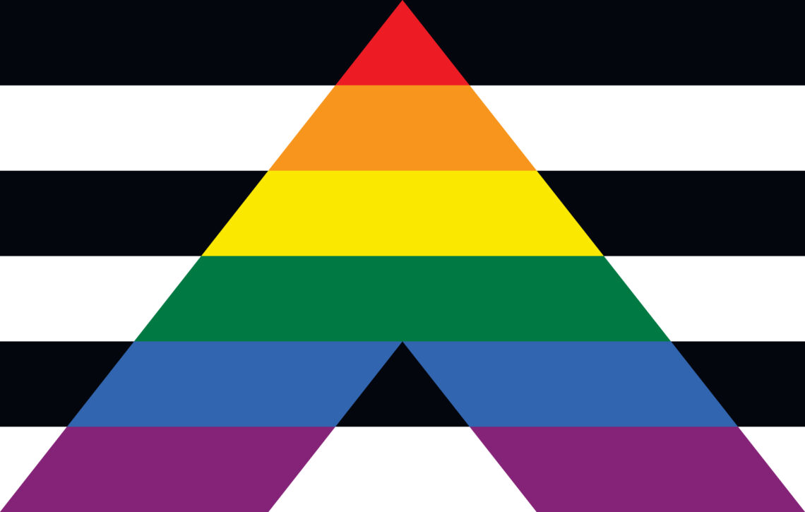 The Straight Ally Pride flag