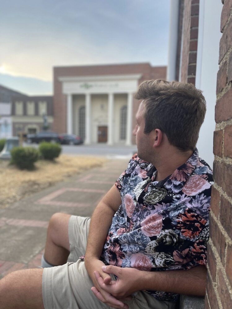 Logan Lee in his hometown of Lebanon, Kentucky. Photo by Rodney Hagan 