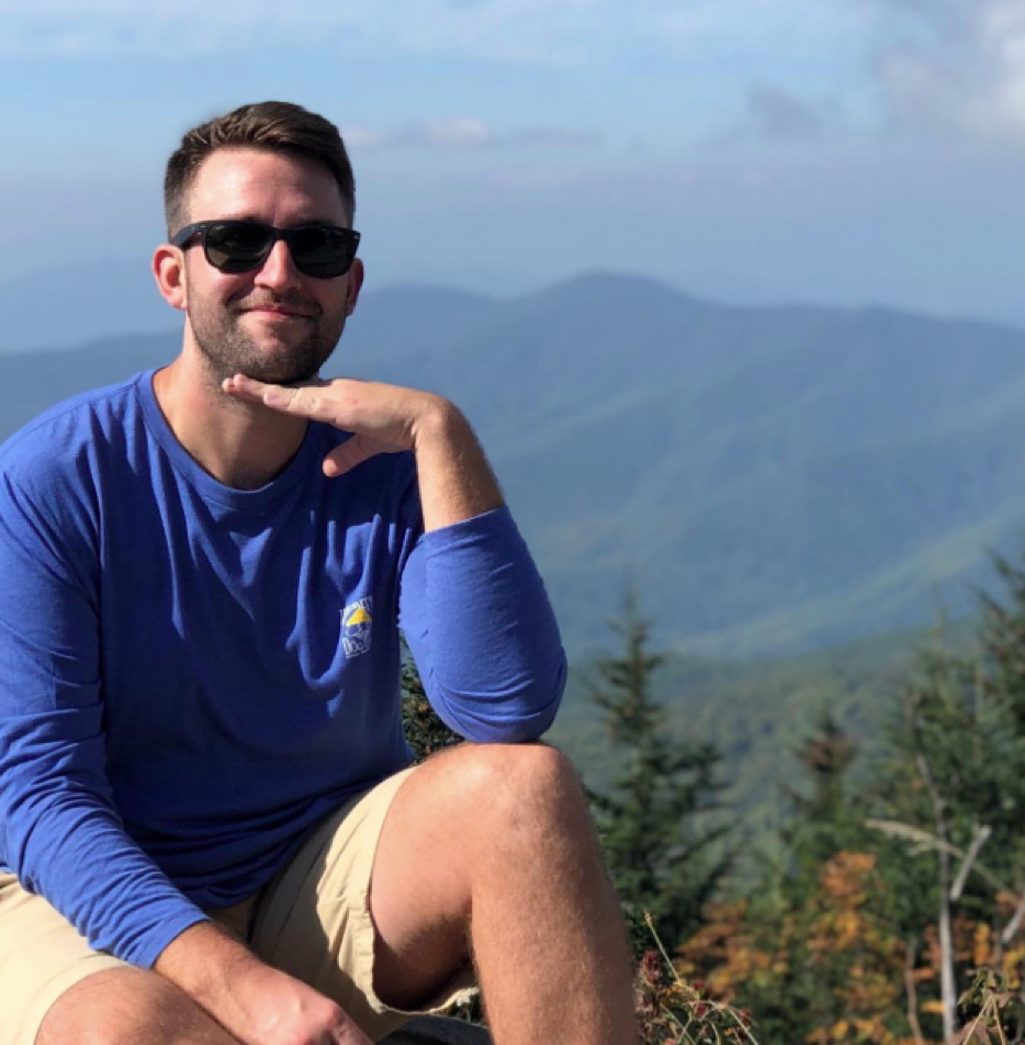 Logan during a recent hiking trip in coal country, Kentucky. Photo courtesy of Logan Lee