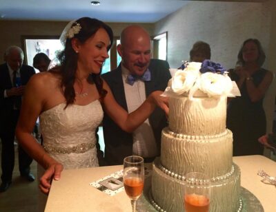 Evelyn Rios Stafford on her wedding day 