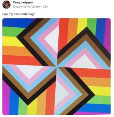 An anti-LGBTQ social media post from Craig Ladyman