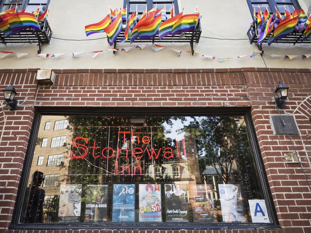 The Stonewall Inn, site of the 1969 riots on Christopher Street. In 2016, President Obama designated the area around the iconic bar as the country's first national monument to LGBTQ  rights.