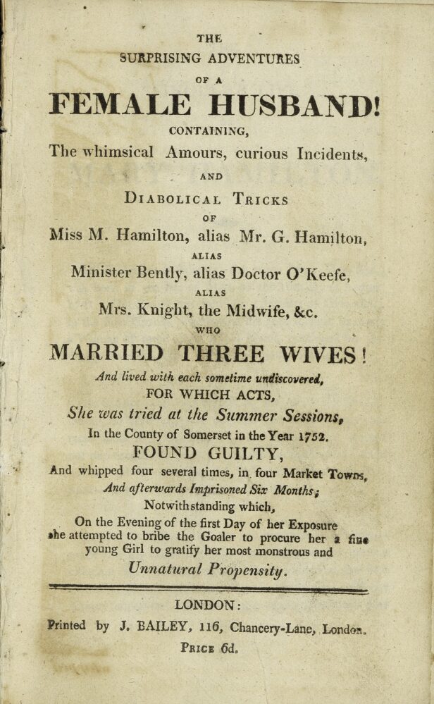 The Female Husband by Henry Fielding