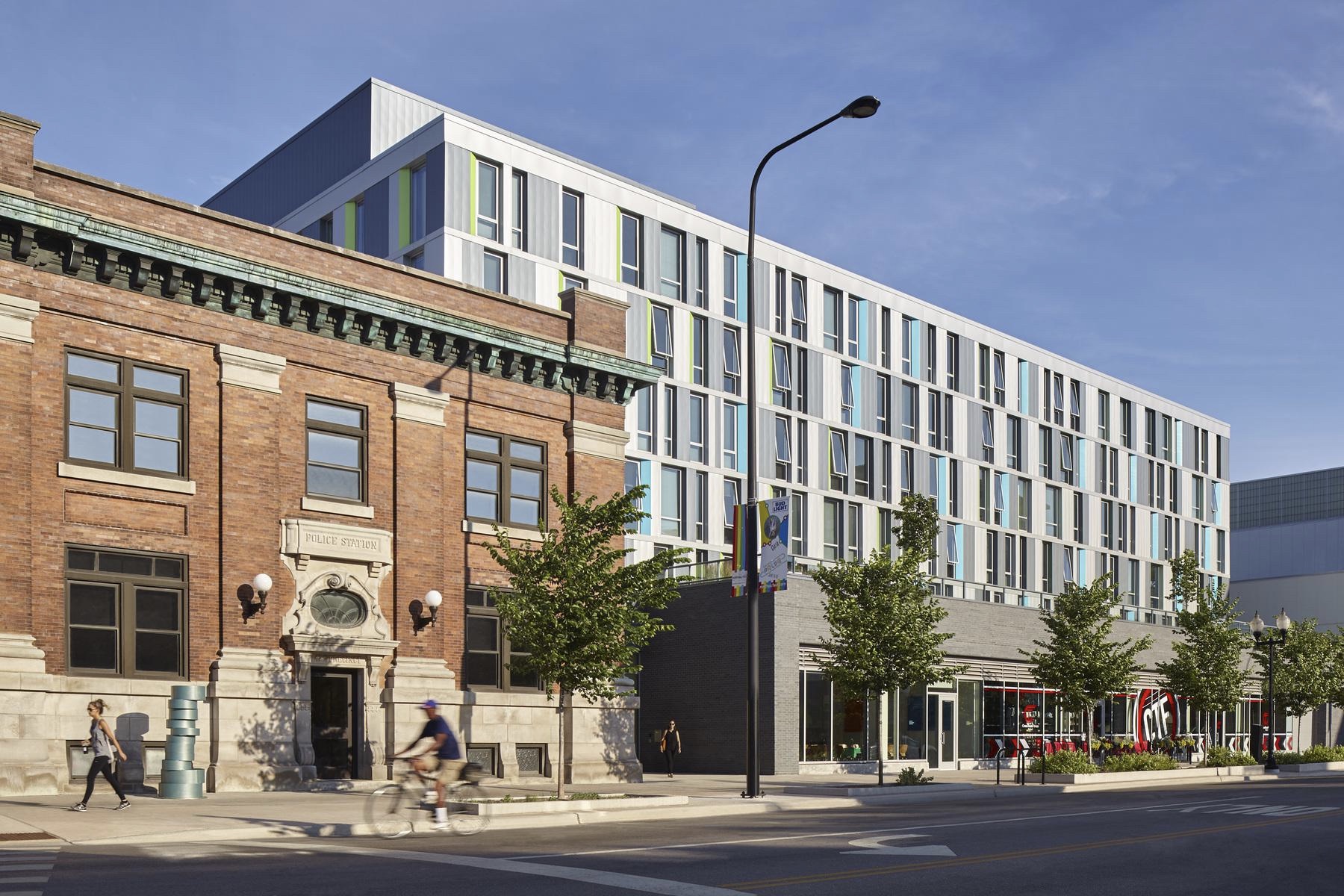  Town Hall Apartments at the Center on Halsted. Photo by Craig Dugan/Design by Gensler.