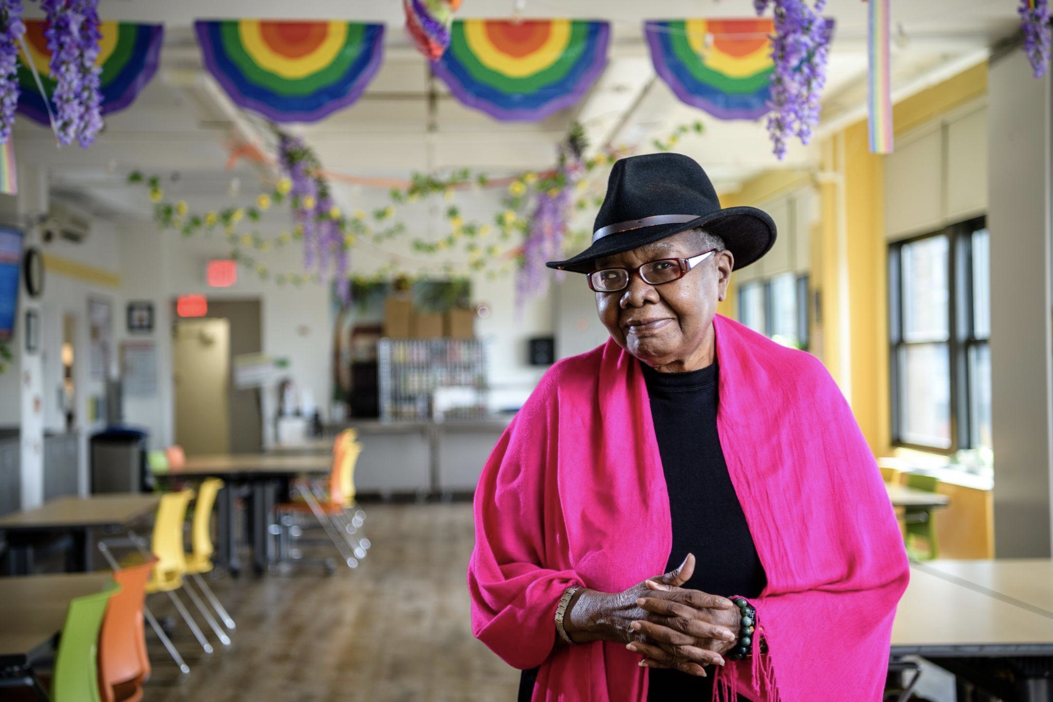 Lujira Cooper at Manhattan’s Edie Windsor SAGE Center. Photo by Neil Grabowsky/Through The Lens Studios for LGBTQ Nation.