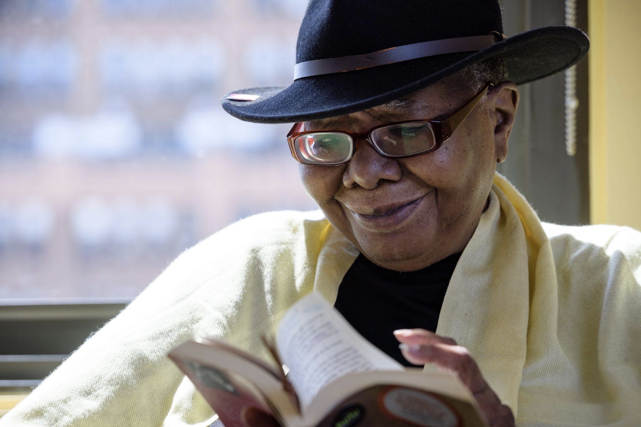 Lujira Cooper at Manhattan’s Edie Windsor SAGE Center. Photo by Neil Grabowsky/Through The Lens Studios for LGBTQ Nation.