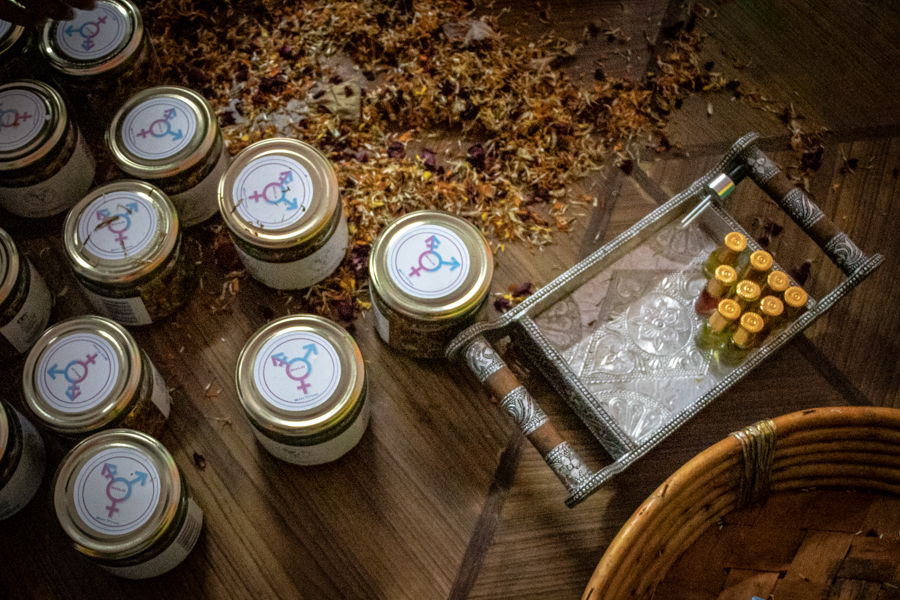 BOLD potpourri and natural scents prepared by the Garima Greh residents