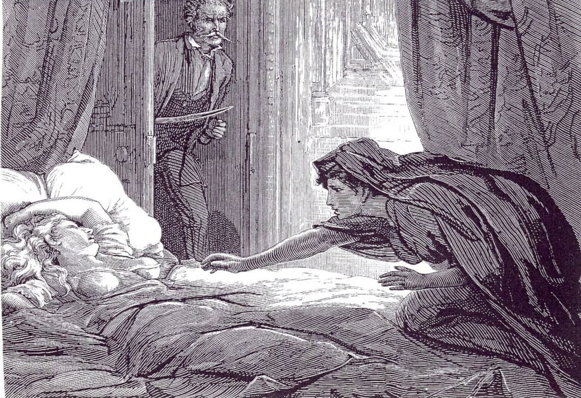 A David Henry Friston illustration from Carmilla